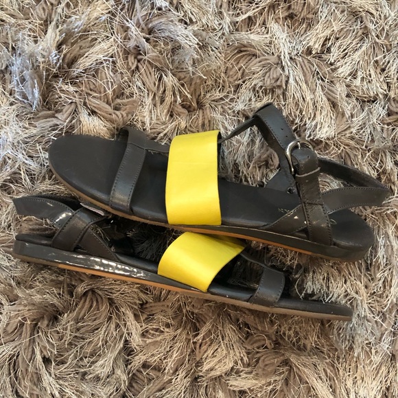 cole haan yellow shoes